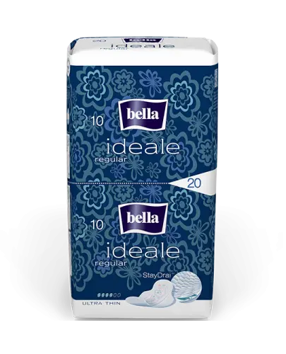 Bella Ideale Ultra Thin StayDrai Podpaski higieniczne, 20 sztuk - Ultra cienkie podpaski ze skrzydełkami