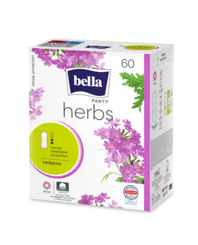 Bella Panty Herbs Verbena Wkładki higieniczne normal, 60 sztuk - Wkładki zapachowe dla kobiet