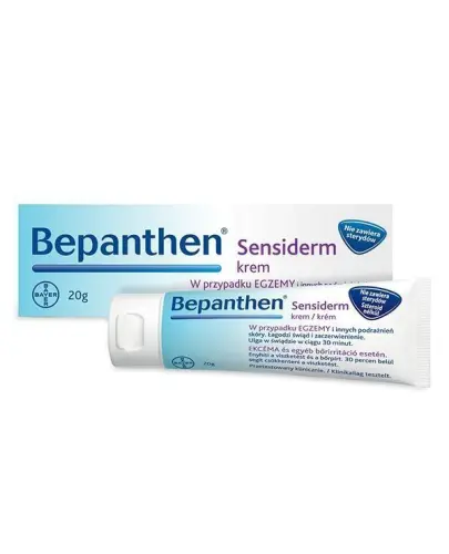 Bepanthen Sensiderm, krem, 20 g - Na zaczerwienienie skóry i swędzenie