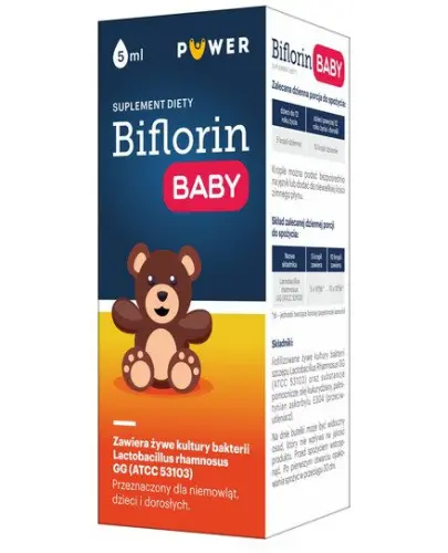 Biflorin Baby, 5 ml - Probiotyk w kroplach dla niemowląt