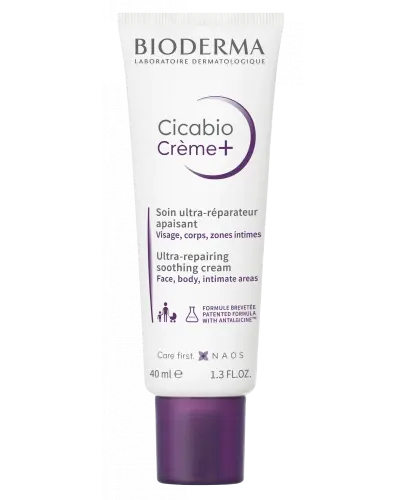 Bioderma Cicabio Crème+, naprawczy krem łagodzący, 40 ml - Wspomaga gojenie, łagodzi swędzenie, ogranicza ryzyko powstawania blizn