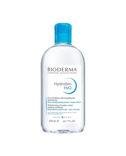 Bioderma Hydrabio H2O Nawilżająca woda micelarna, 500 ml - Oryginalna woda micelarna oczyszczająca skórę, która nawilża i utrzymuje jej naturalną równowagę