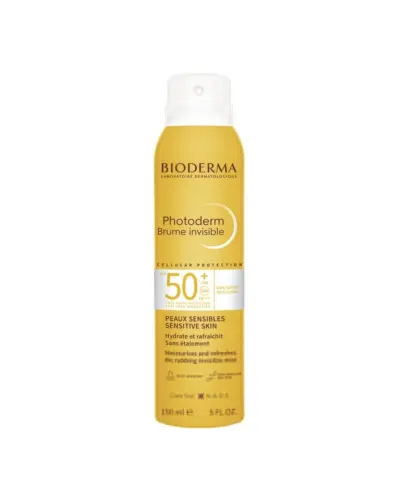 Bioderma Photoderm Brume Invisible SPF 50+, mgiełka do ciała, 150 ml - Mgiełka niewidoczna do ciała chroniąca przed promieniowaniem UVA i UVB