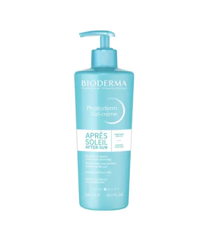 Bioderma Photoderm Apres Soleil, krem-żel łagodzący po opalaniu, 500 ml - Łagodzący żel-krem przedłużający opaleniznę