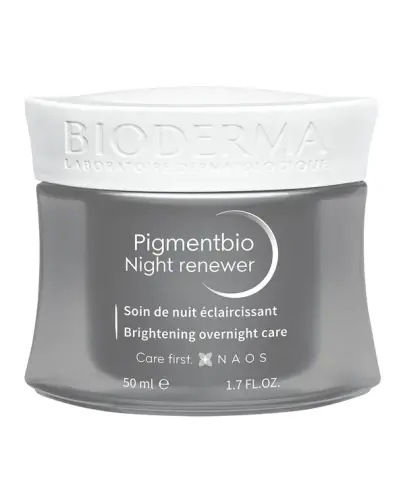 Bioderma Pigmentbio Night Renewer Rozjaśniający krem na noc, 50 ml - Widocznie rozjaśnia istniejące przebarwienia i ujednolica koloryt skóry