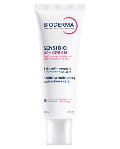 Bioderma Sensibio AR+, krem redukujący zaczerwienienia, 40 ml - Do skóry wrażliwej z rozszerzonymi naczynkami i tendencją do trądziku różowatego