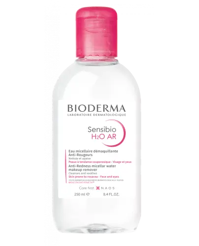 Bioderma Sensibio H2O AR Woda micelarna, 250 ml - Woda micelarna oczyszczająca skórę. Koi i utrzymuje naturalną równowagę skóry wrażliwej i naczynkowej