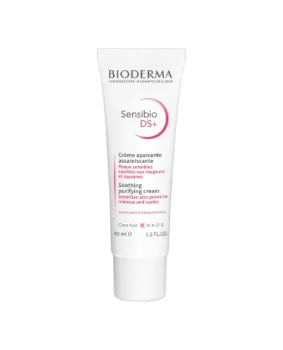 Bioderma Sensibio DS+ Creme Krem przeciw podrażnieniom, 40 ml  - Łagodząca pielęgnacja dla skóry zaczerwienionej