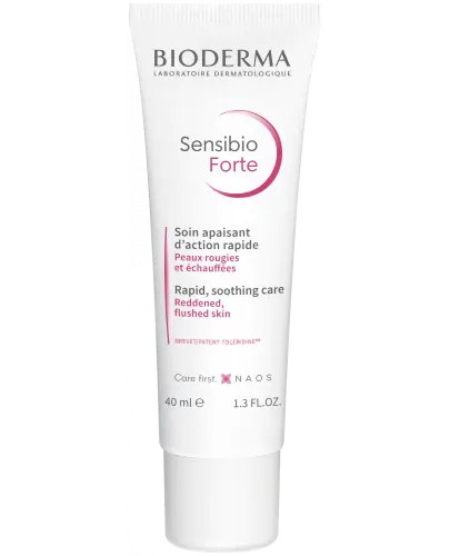 Bioderma Sensibio forte Krem intensywnie kojący i nawilżający, 40 ml  - Krem intensywnie kojący i nawilżający, przynosi natychmiastowe i długotrwałe uczucie komfortu skóry