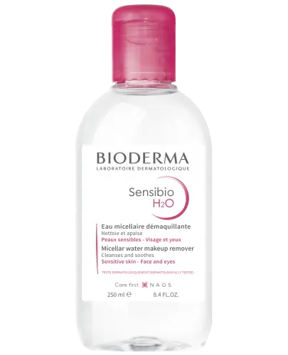 Bioderma Sensibio H2O Woda micelarna, 250 ml - Woda micelarna oczyszczająca skórę. Koi i utrzymuje jej naturalną równowagę