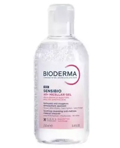 Bioderma Sensibio AR+ Micellar Gel, żel micelarny, 250 ml - Do skóry wrażliwej, reaktywnej i skłonnej do zaczerwienień