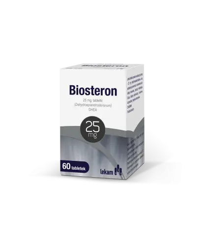 Biosteron 25 mg, 60 tabletek - Lek z DHEA bez recepty