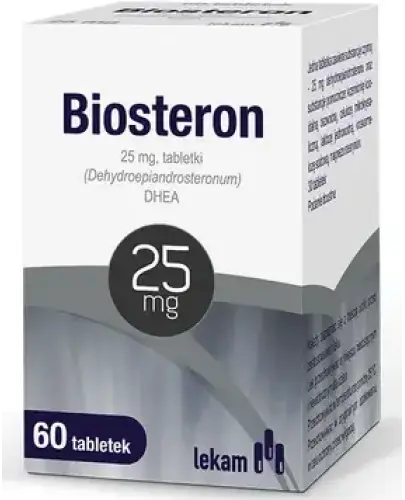 Biosteron 25 mg, 60 tabletek - Lek z DHEA bez recepty