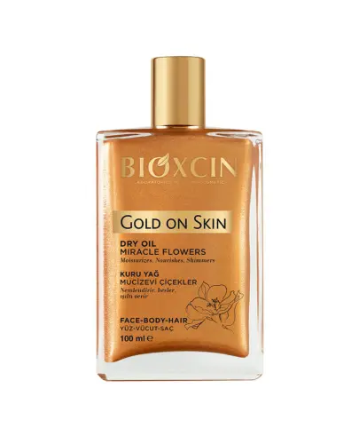 Bioxcin Gold suchy olejek, 100 ml - Przeznaczony do stosowania na włosy i skórę