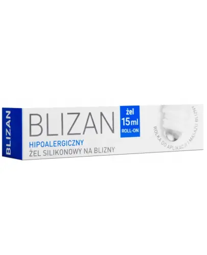 Blizan, żel silikonowy, roll-on, 15 ml - Roll-on na blizny różnego pochodzenia