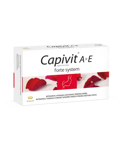 Capivit A+E forte system, 30 kapsułek miękkich - Preparat z witaminami A i E