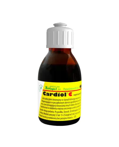 Cardiol C krople doustne, 40 g - Stosowane w stanach łatwego męczenia się