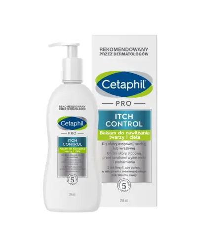 Cetaphil Pro Itch Control, balsam do nawilżania twarzy i ciała, 295 ml - Do skóry atopowej, suchej i wrażliwej