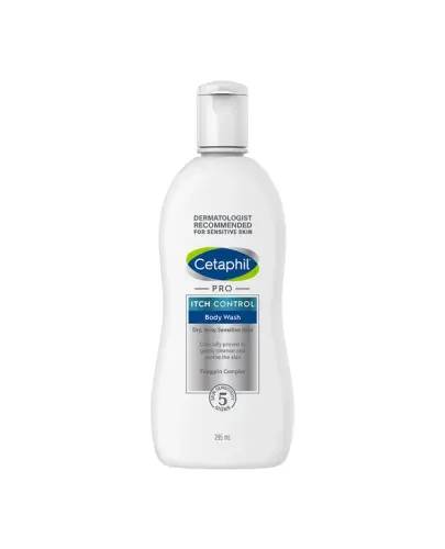 Cetaphil Pro Itch Control Emulsja do mycia, 295 ml - Dla osób z suchą i wrażliwą skórą, do codziennego użytku