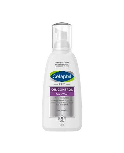 Cetaphil Pro Oil Control, pianka do mycia, 236 ml - Do skóry tłustej, trądzikowej i wrażliwej