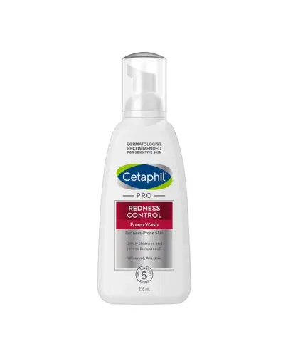 Cetaphil Pro Redness Control, pianka do mycia, 236 ml - Dla osób ze skłonnościami do zaczerwienień i trądziku różowatego