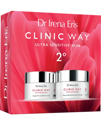 Dr Irena Eris Zestaw CLINIC WAY 2° Ujędrnienie, 50 ml + 50 ml - Pielęgnacja skóry wrażliwej z utraconą elastycznością