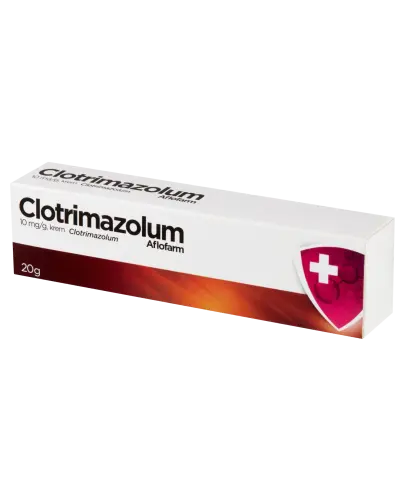 Clotrimazolum Aflofarm 10 mg/g krem, 20 g - Krem przeciwgrzybiczy do stosowania miejscowego.