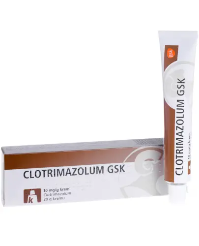 Clotrimazolum GSK 10 mg/g krem, 20 g - Krem przeznaczony do stosowania miejscowego.