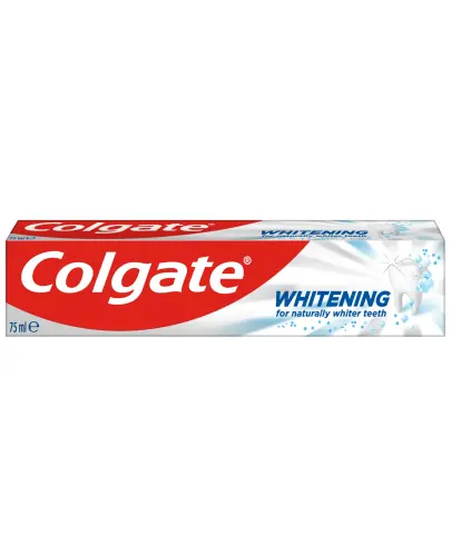 Colgate Whitening Wybielająca pasta do zębów, 75 ml - Ochroni szkliwo i usuwa przebarwienia