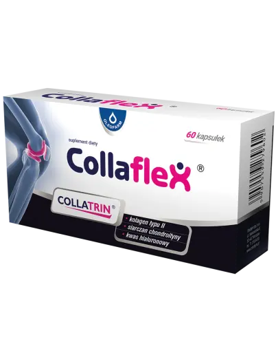 Collaflex, 60 kapsułek - Suplement diety z kolagenem i kwasem hialuronowym