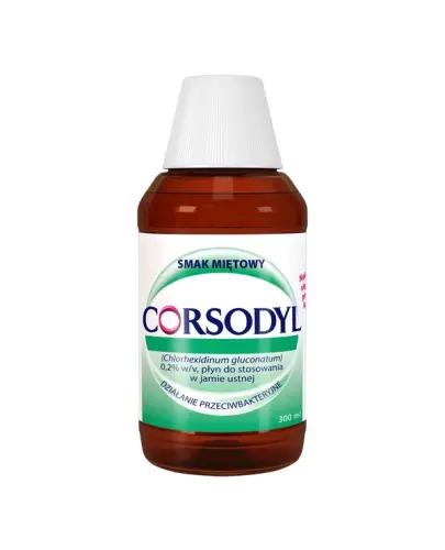 Corsodyl Płyn do stosowania w jamie ustnej, 300 ml - O działaniu przeciwbakteryjnym