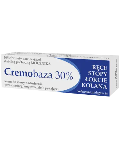 Cremobaza 30%, 30 g - Krem z mocznikiem do skóry przesuszonej i zrogowaciałej