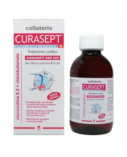 Curasept ADS 020 Płyn do płukania jamy ustnej, 200 ml - Z chlorheksydyną 0,2% 