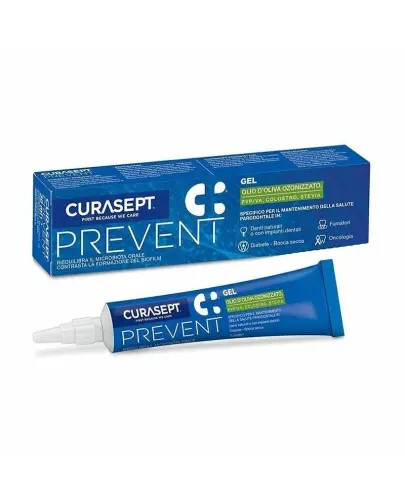 Curasept Prevent Żel do jamy ustnej, 30ml - Z ozonowana oliwą z oliwek i colostrum