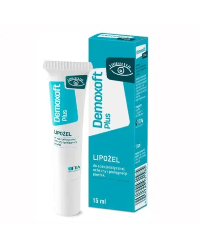 Demoxoft Plus Lipożel, 15 ml - Do specjalistycznej ochrony i pielęgnacji powiek