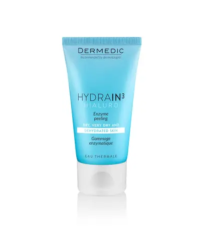 Dermedic Hydrain 3 Peeling enzymatyczny, 50 ml  - Peeling enzymatyczny delikatnie, nieinwazyjnie usuwa martwe komórki naskórka