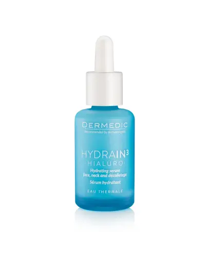 Dermedic Hydrain 3 Hialuro Serum nawadniające, 30 ml - Ujędrnia i chroni przed przedwczesnym starzeniem się skóry