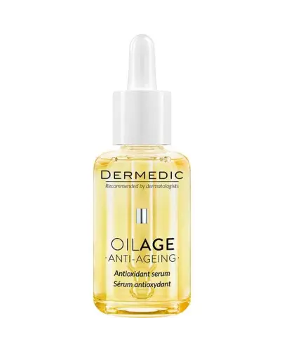 Dermedic Oilage Serum antyoksydacyjne, 30 ml - Intensywnie rewitalizuje, ujędrnia skórę i redukuje zmarszczki