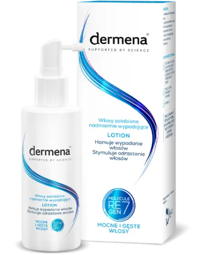 Dermena Lotion do włosów osłabionych, 150 ml -  Hamuje wypadanie włosów, stymuluje odrastanie 