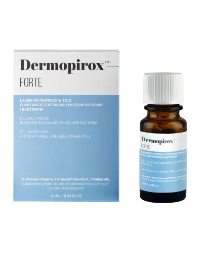 Dermopirox Forte, 10 ml - Lakier do paznokci w żelu o działaniu przeciwgrzybicznym oraz przeciwbakteryjnym