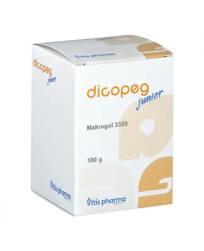 Dicopeg Junior, 100g - Preparat przeczyszczający, w sposób naturalny reguluje pracę jelit