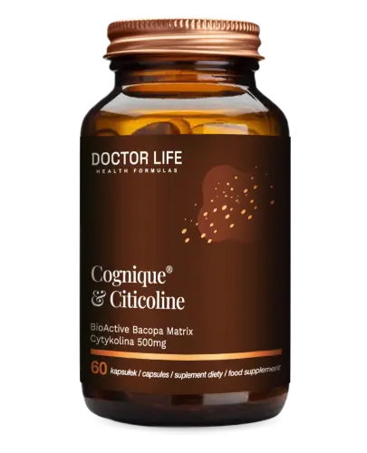 Doctor Life Cognique & Citicoline, 60 kapsułek - Suplement diety dla dorosłych