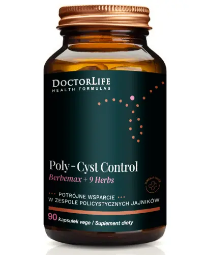 Doctor Life Poly-Cyst Control, 90 kapsułek - Z BERBEMAX® Berberyną Fitosomalną