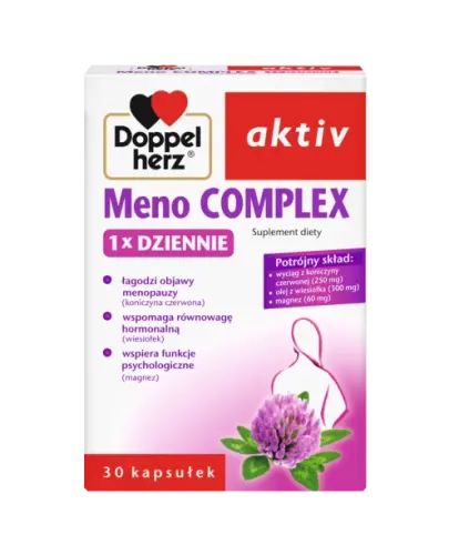 Doppelherz aktiv Meno Complex, 30 kapsułek - Dla kobiet po 40. roku życia