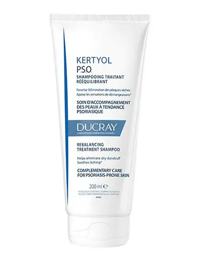 Ducray Kertyol P.S.O. Szampon normalizujący, 125 ml - Kuracja wspomagająca do skóry głowy skłonnej do łuszczycy