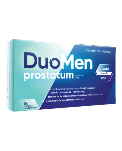 Duomen Prostatum, tabletki 56 sztuk - Wspomagają funkcjonowanie układu moczowo-płciowego