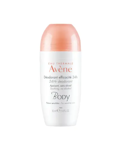 Avene Body Dezodorant 24 h, 50 ml - Dezodorant 24h chroni przed nieprzyjemnym zapachem i pochłania wilgoć