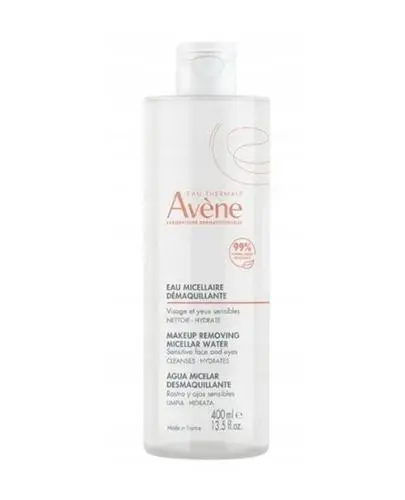 Avene Woda micelarna do demakijażu, 400 ml - Woda micelarna do demakijażu twarzy i oczu dla każdego typu skóry