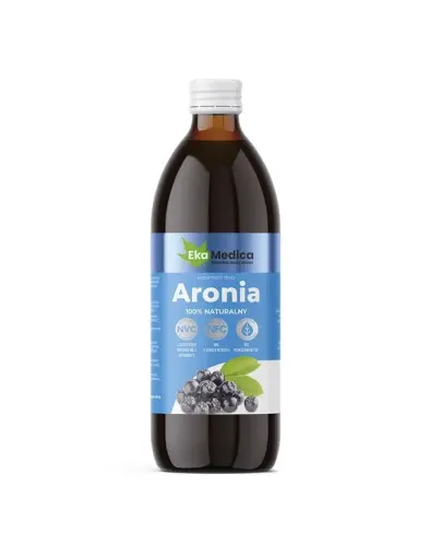 EkaMedica Aronia NFC sok 100%, 500 ml - Z naturalną witaminą C z owoców camu camu