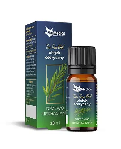 EkaMedica Olejek eteryczny z drzewa herbacianego, 10 ml - Do pielęgnacji ciała i aromaterapii